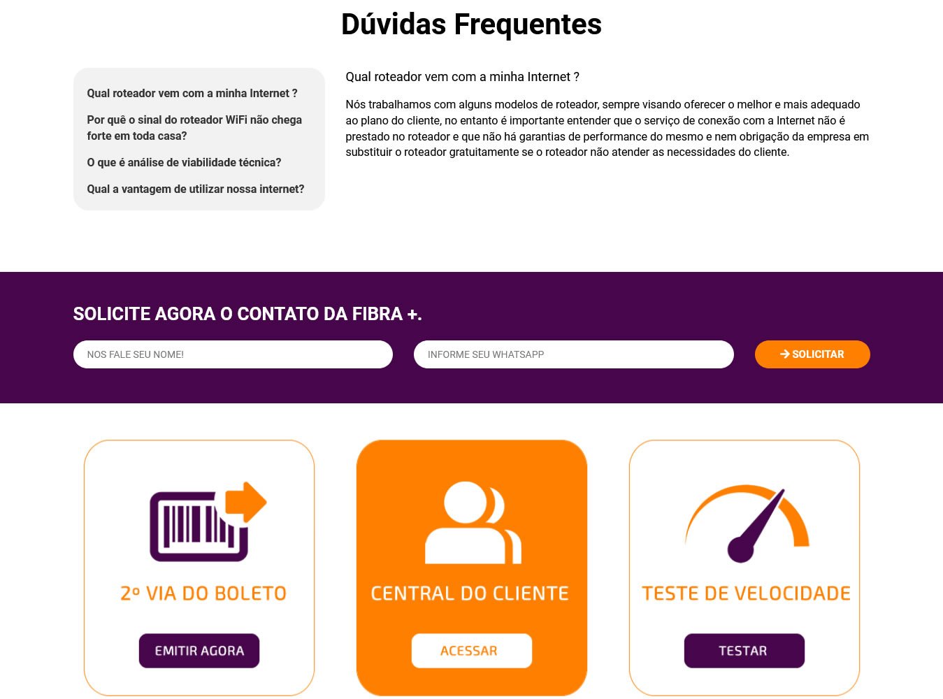 Script Site para Provedor de Internet em PHP